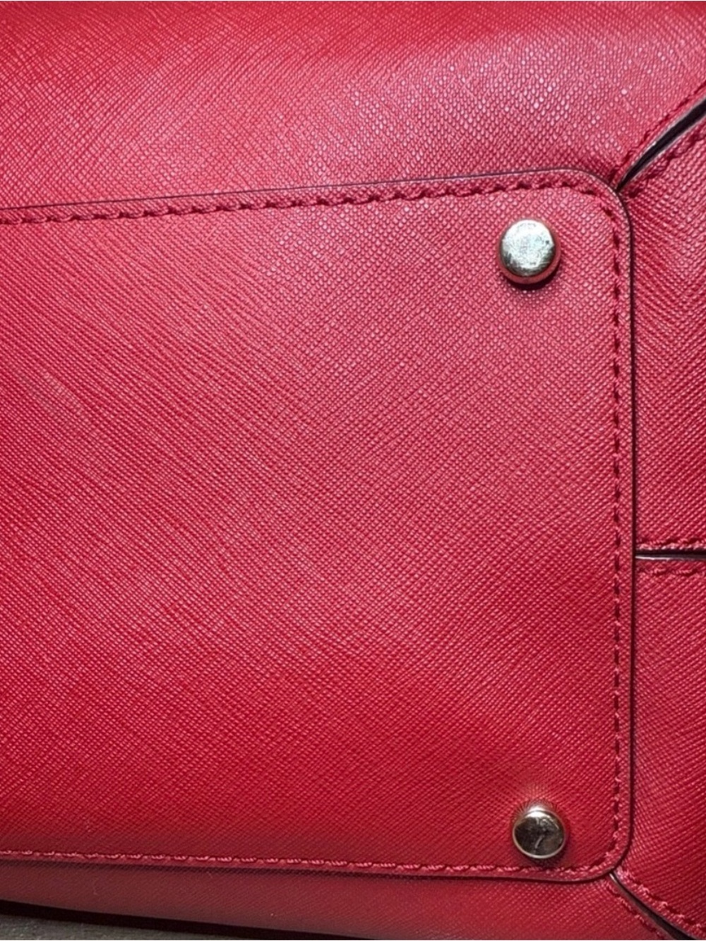 kate spade Red Leather Top-Handle Satchel - Picture 3 of 5